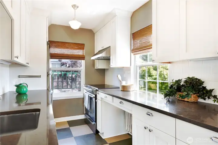 Ample counter space