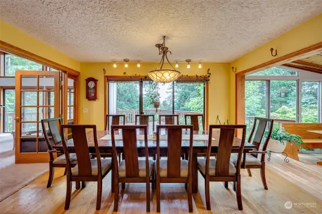 Oversized dining room