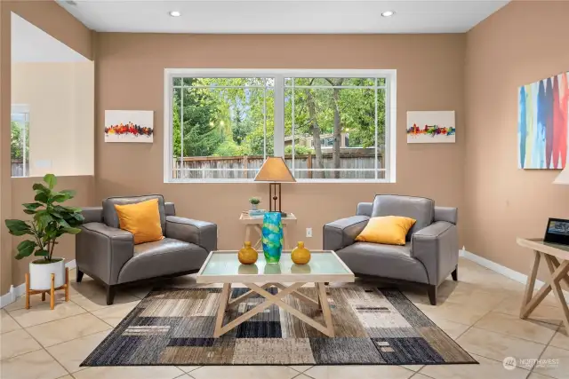 entry way into family room