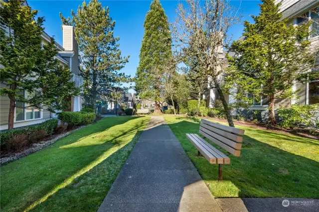 Great Common area just outside the condo to enjoy!