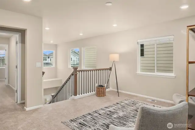 Loft Space at the Top of the Stairs