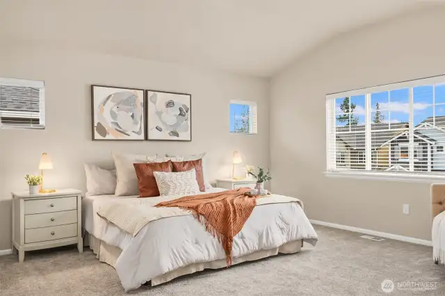 Spacious Primary Bedroom on Upper Level