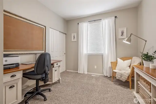 Main floor Office or Bedroom