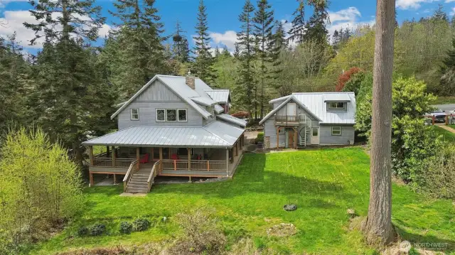 High bank waterfront on the North End of Camano Island with Tideland rights. Welcome to 1005 Cavalero Road.