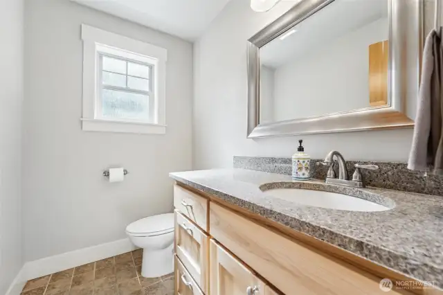 Main floor bathroom.