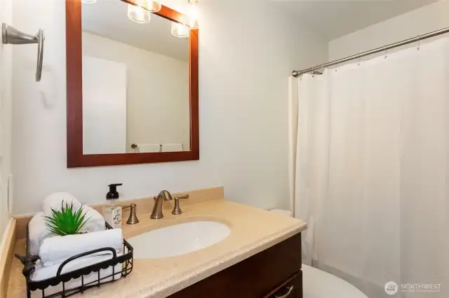 Full Hall Bath with tub