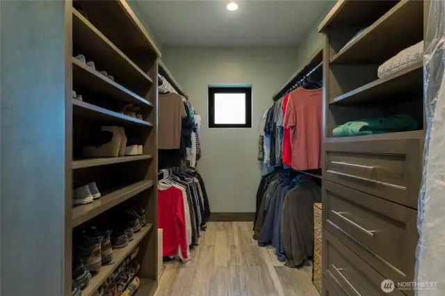 Primary walk-in closet