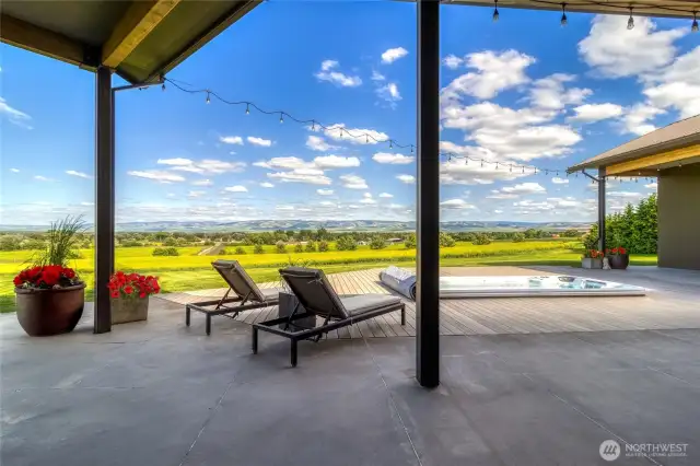 Rear patio