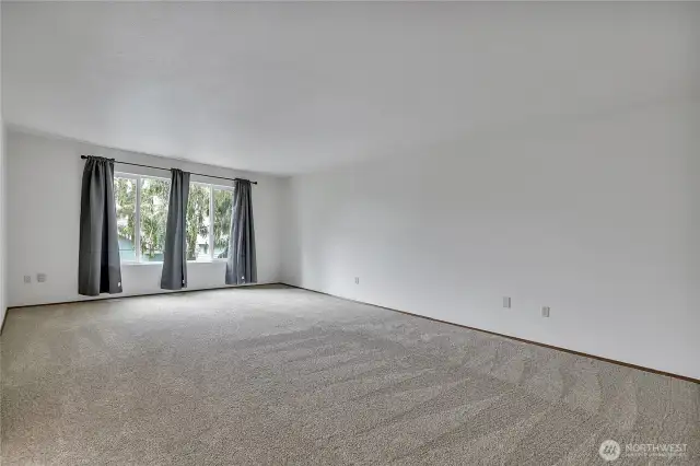 Large primary suite on the second floor.