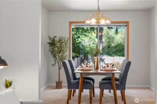 Large formal dining room