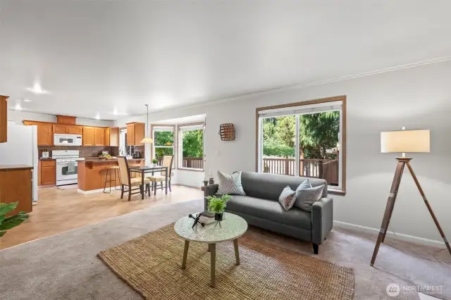 Open to family room