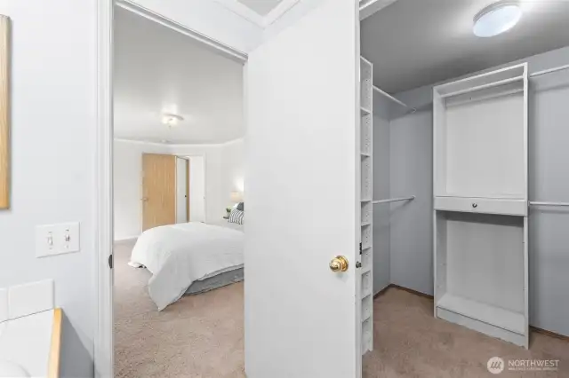 Large walk in closet