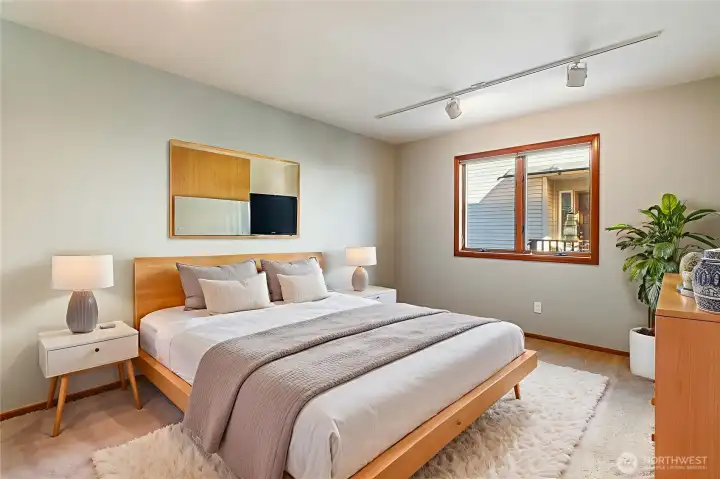 Spacious 3rd bedroom also on the lower level.