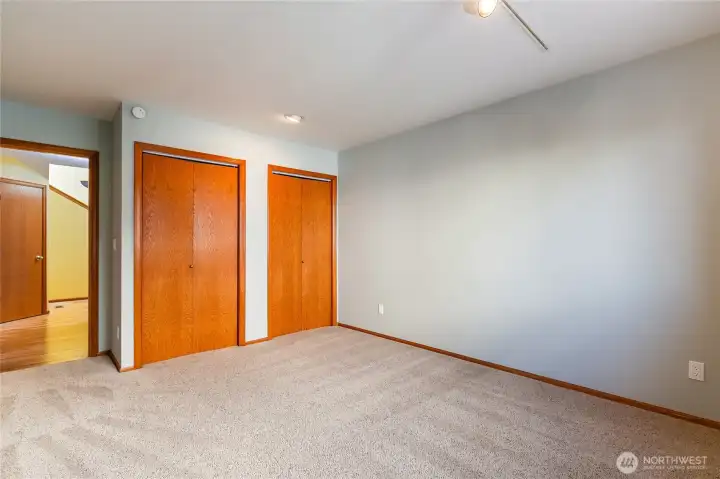 Plenty of closet space.