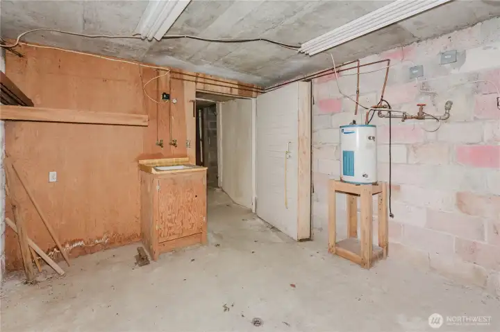 Root Cellar under the garage