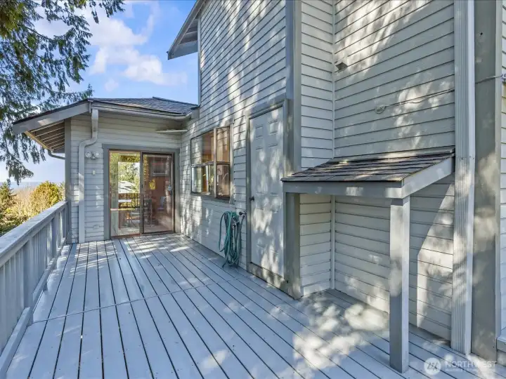 Back Side deck off Dining Room