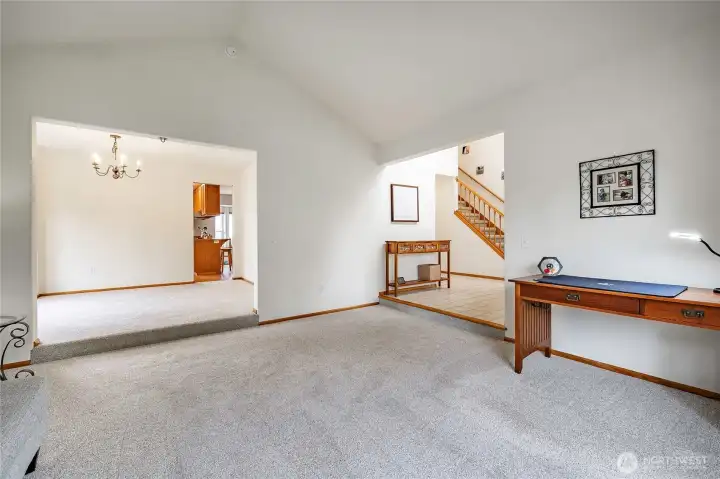 View from LR to Entryway