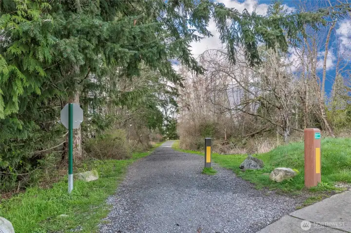 Easy walking/biking trail