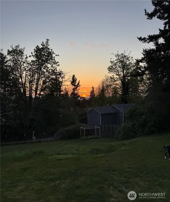 Sunset from Back Deck
