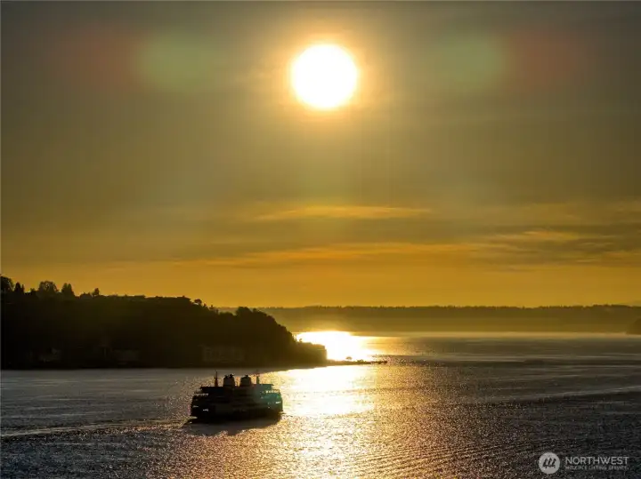 Wake up to a masterpiece: your private front-row seat to Elliott Bay’s world-famous sunsets.