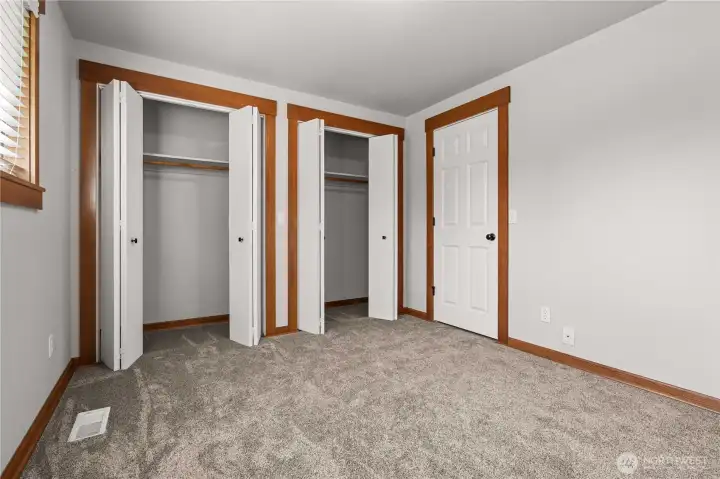 Lots of closet space