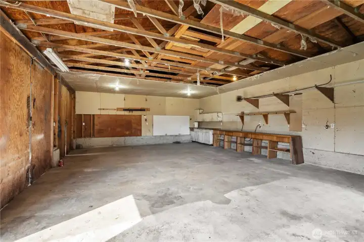 interior of detached shop