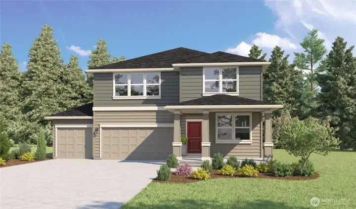 Rendering is representational. Actual home is under construction and colors and finishes may vary. See site agent for details.