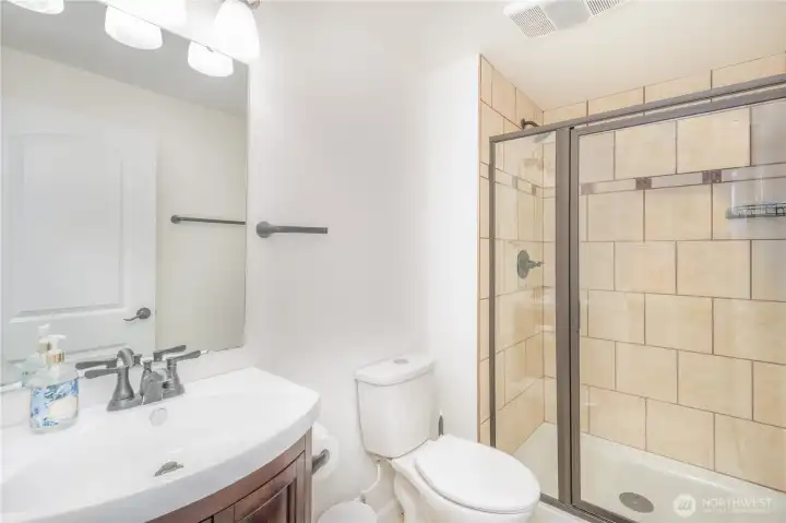 Lower level 3/4 Bathroom