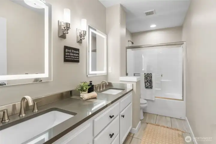 Beautiful bath room remodel completed in 2020