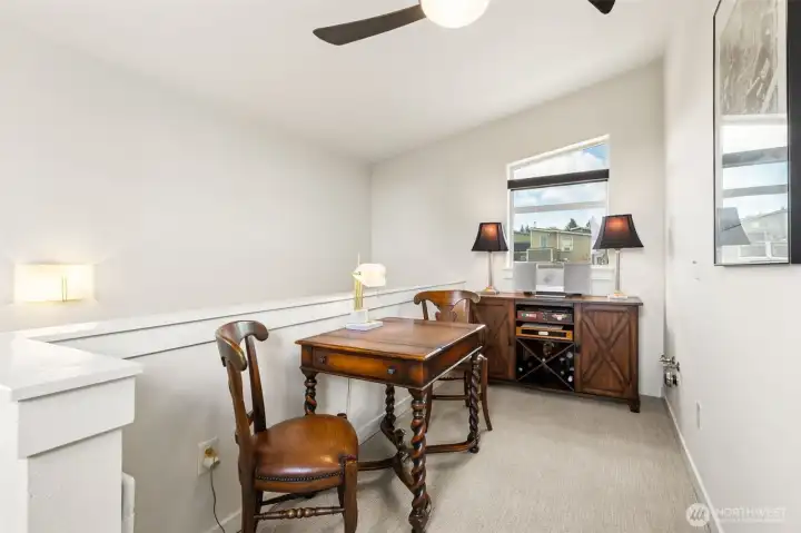 Loft space up on the 3rd floor. Plumbing is already in place for a wet bar if you so desire.