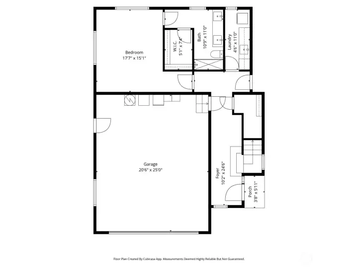 First floor floorplan. Garage is oversized with plenty of space for 2 cars plus storage.