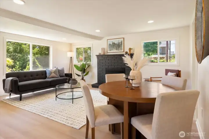 Main Residence | Open living and dining spaces support both everyday life and entertaining. Main Residence | Open living and dining spaces support both everyday life and entertaining.