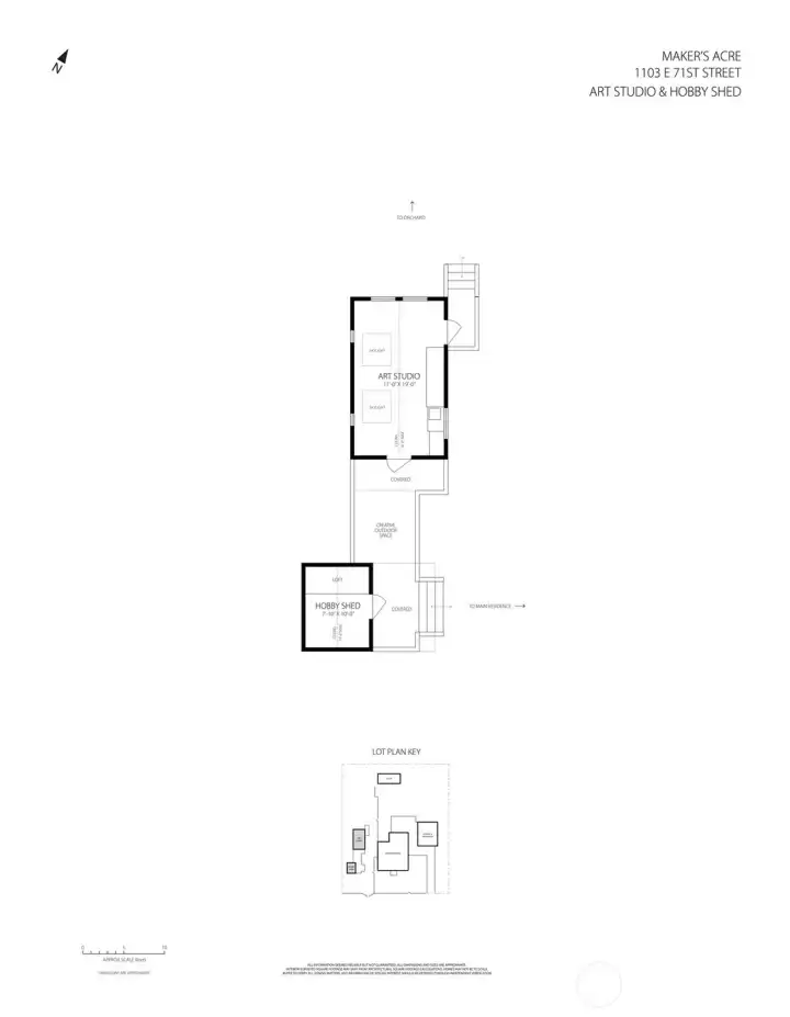 Art Studio & Hobby Shed | Floorplan of the compound's dedicated creative and storage spaces. Art Studio & Hobby Shed | Floorplan of the compound's dedicated creative and storage spaces.
