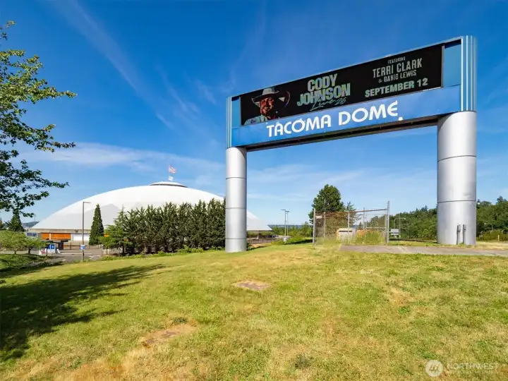 Tacoma Dome | Concerts, events and regional transit connections are a short drive away. Tacoma Dome | Concerts, events and regional transit connections are a short drive away.