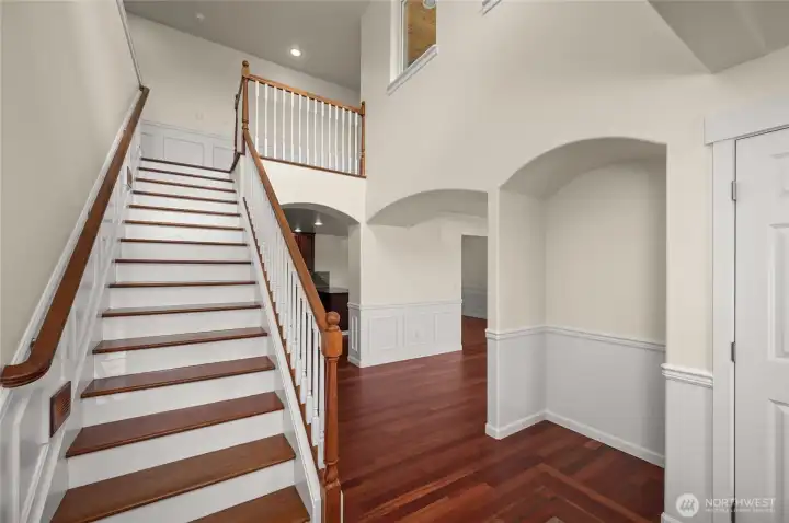 Entry on main level
