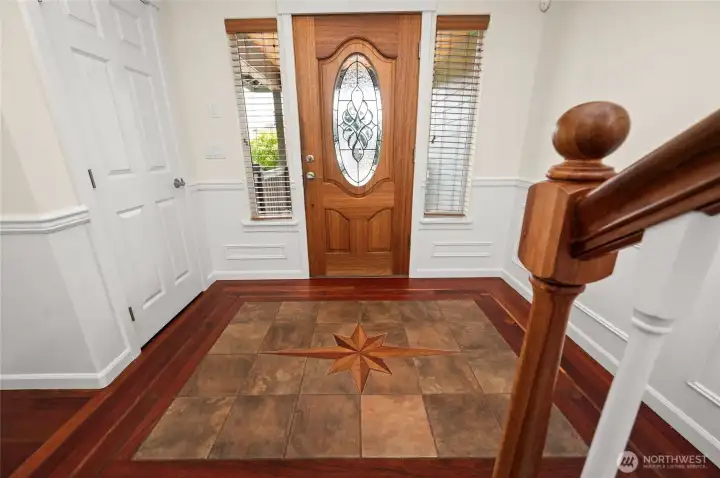 Looking back toward the front door