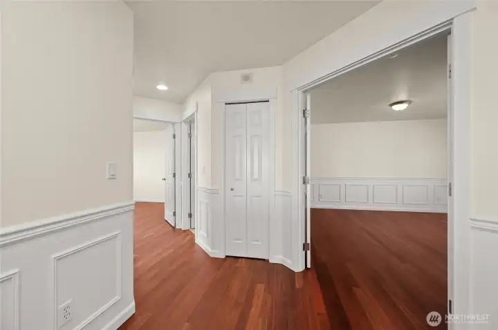 Hallway to bedrooms upstairs.