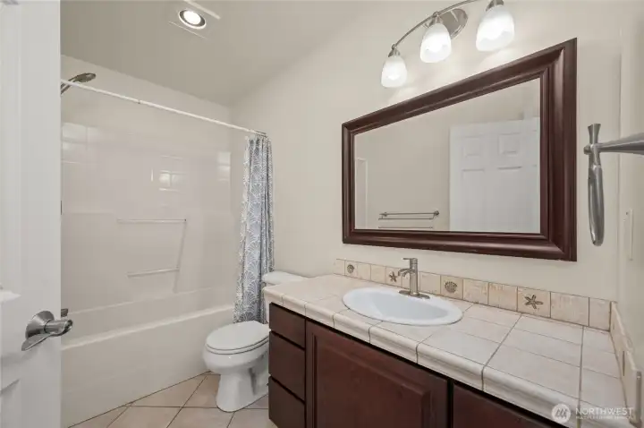 Upstairs bathroom.