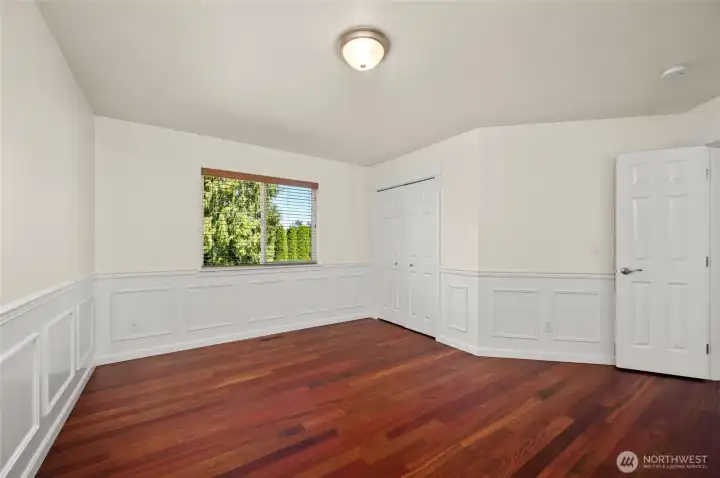 Bonus room on the upper level. Could be bedroom, library, office?
