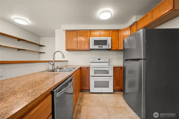Kitchen in the ADU.