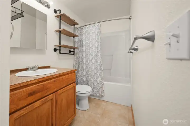 Bathroom in the ADU.