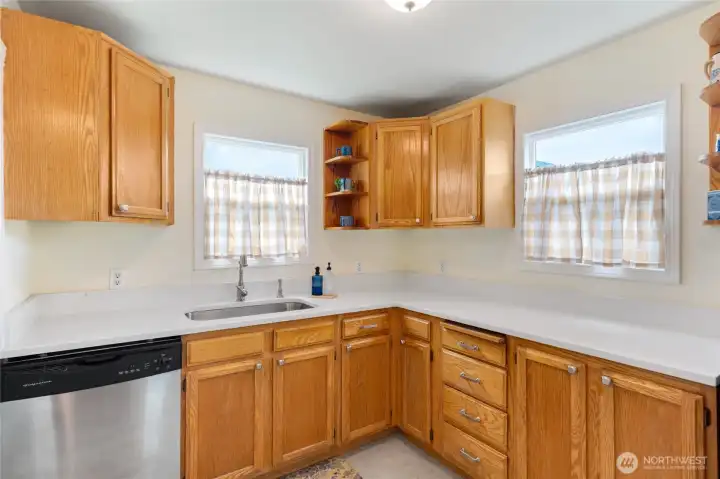 Kitchen with Quartz Countertops