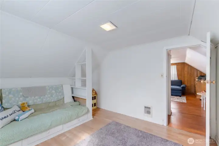 Bedroom 3 with Built In Bed.