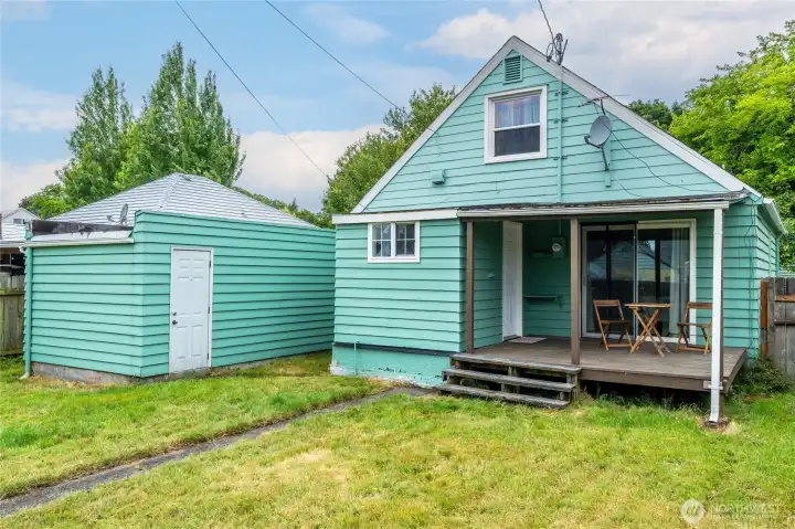 Back of house.
