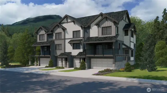 Exterior Rendering- For marketing purposes only. Colors and features may vary
