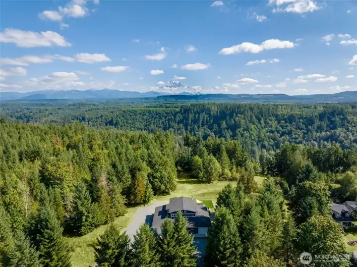5 Acres is on left side of this photo.  Cleared area belongs to home in picture and is not part of land for sale.