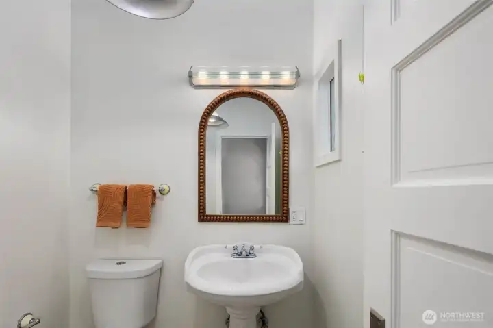 Main floor powder room