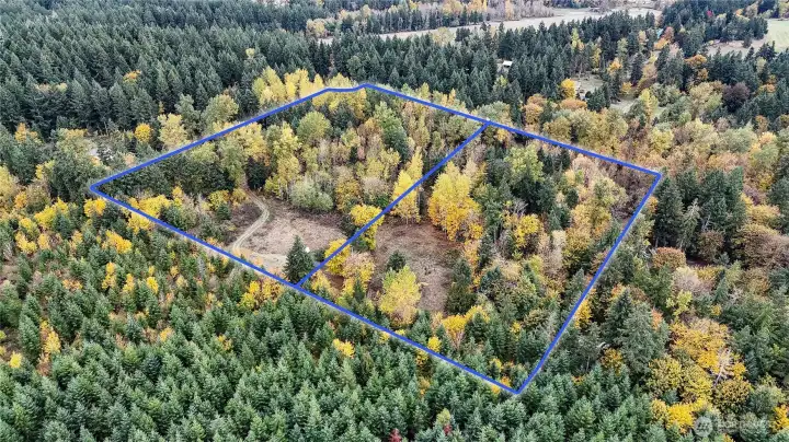 Both parcels have already been partially cleared, with 2 driveway access points.