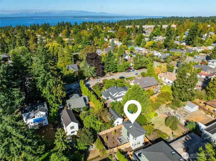 Close to Carkeek Park and beach.