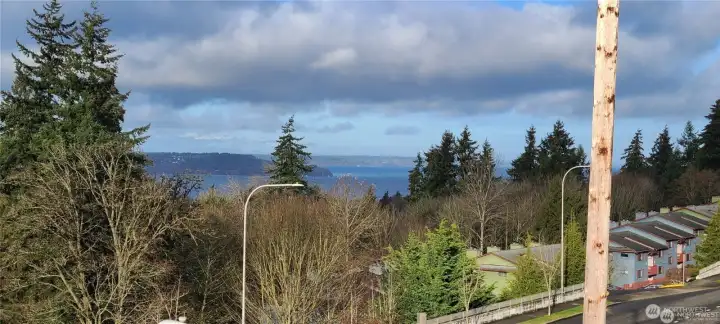 Sound and Olympic Mtn Views from the deck